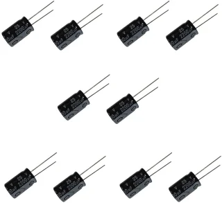 Elektrolytische condensatoren 2200 µF 6,3 V - 20 stuks