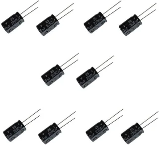 Elektrolytische condensatoren 2200 µF 6,3 V - 20 stuks