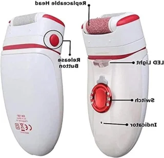 Epilator gezichtshaar voor vrouwen rood wit
