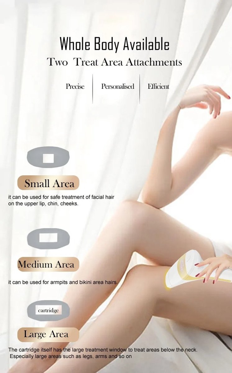 Eszenzics™ Laser ontharingsapparaat Premium IPL Wit