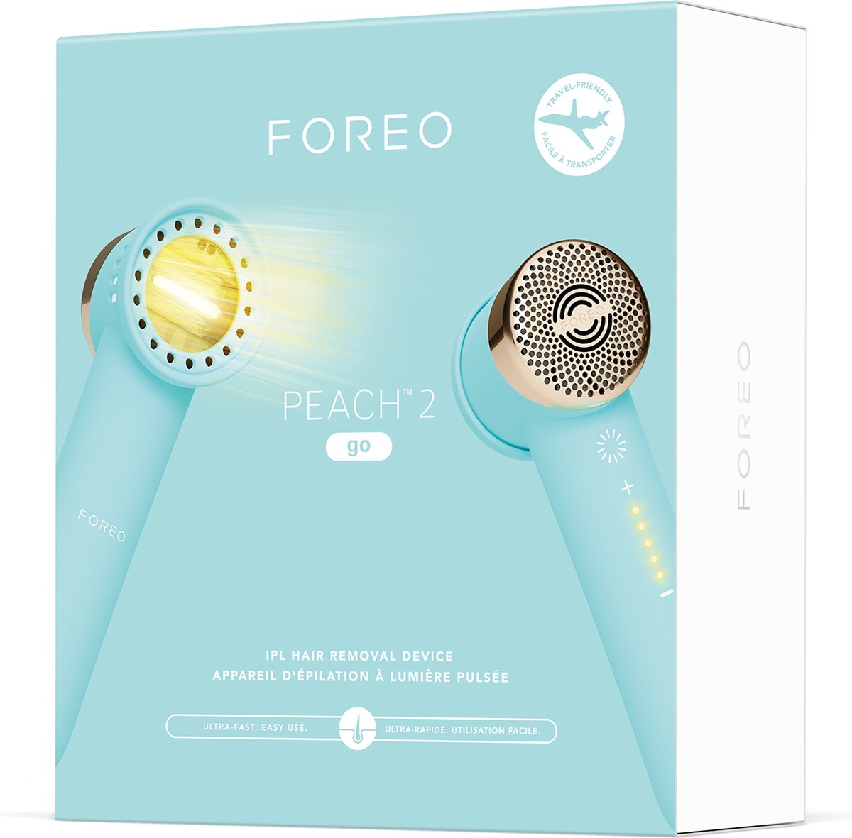 FOREO PEACH 2 go IPL-apparaat Arctic Blue