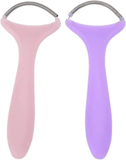 Gezichtsepilator Gezichtshaarverwijderaar - Roze/Paars