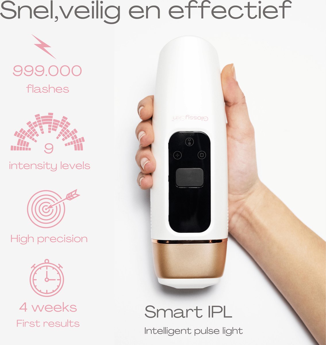 Glossy Skin IPL PRO laser ontharingsapparaat