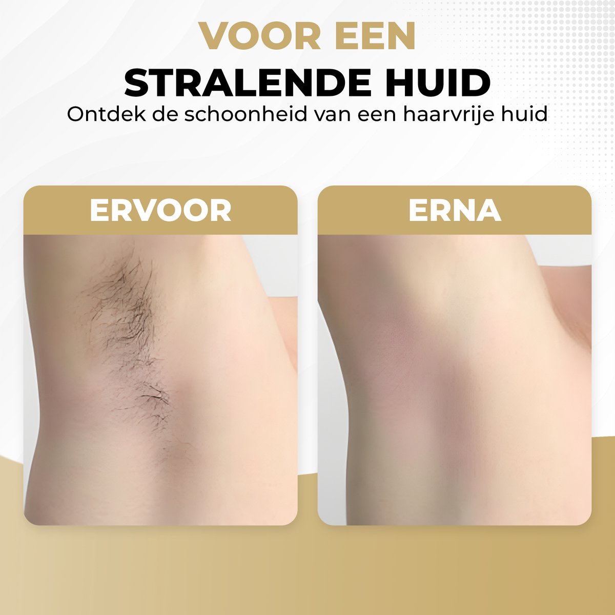 GoGoldPro IPL Ontharingsapparaat Wit Zwart Roze