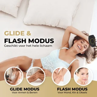 GoGoldPro IPL Ontharingsapparaat - Zwart