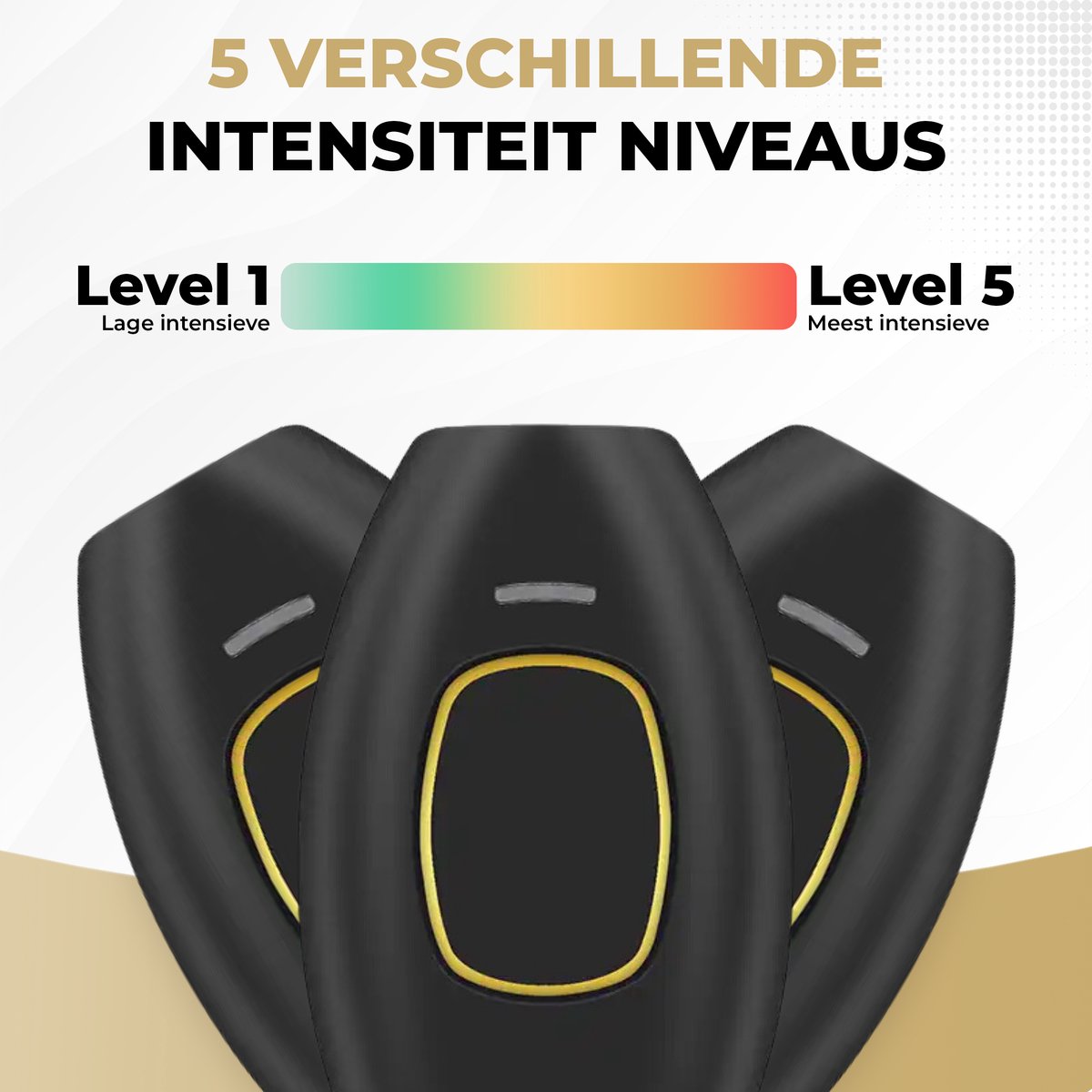 GoGoldPro IPL Ontharingsapparaat Zwart/Wit/Roze