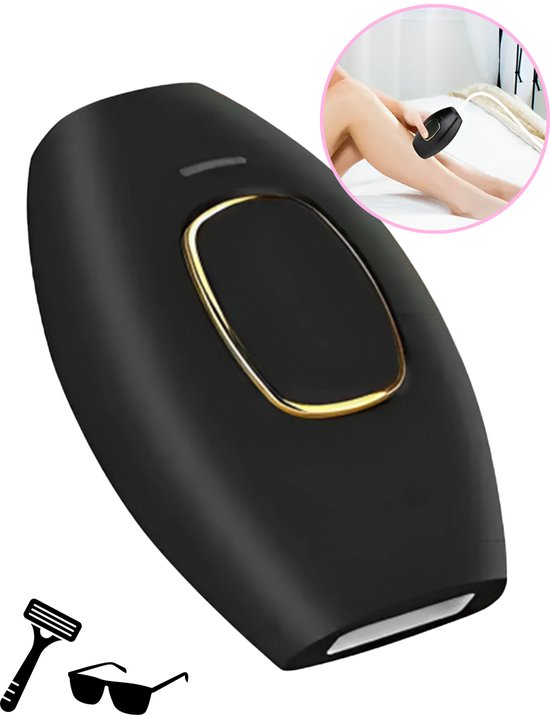 GoGoldPro IPL Ontharingsapparaat Zwart/Wit/Roze