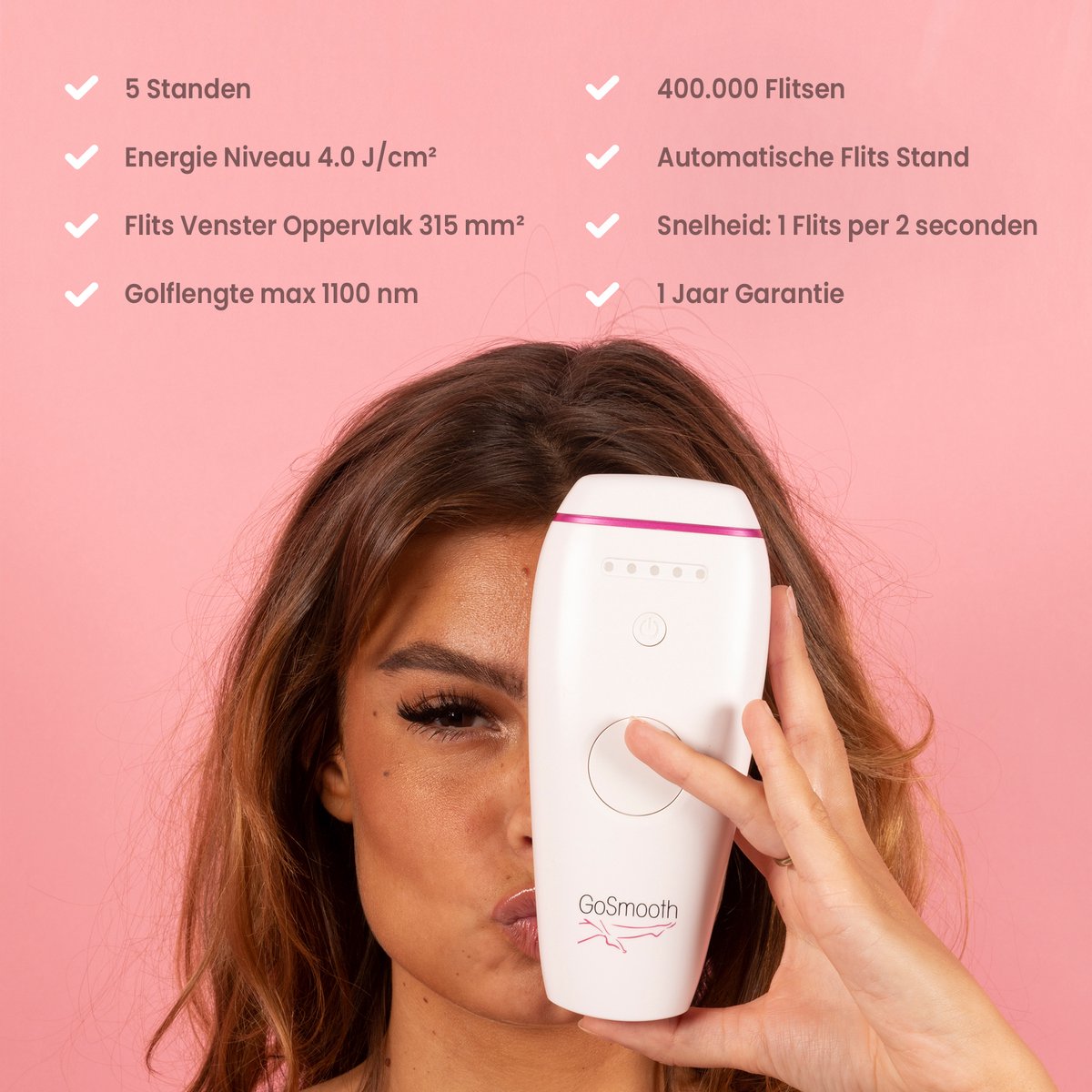 GoSmooth IPL Laser Ontharingsapparaat Classic