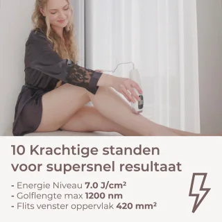 GoSmooth IPL Laser Ontharingsapparaat Pro