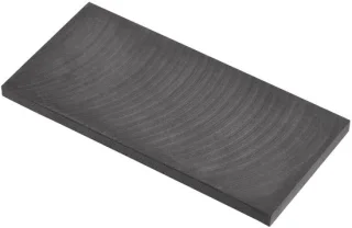Grafietplaat ruw 100x50x5 mm zwart