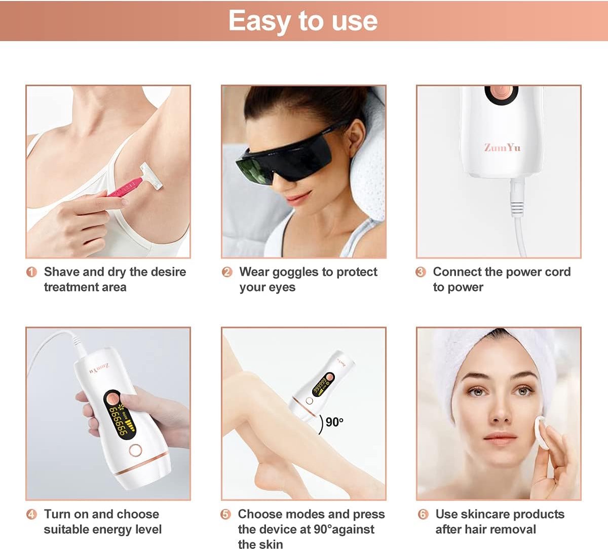 Hair Remover Haarverwijderaar Gezicht & Lichaam Unisex