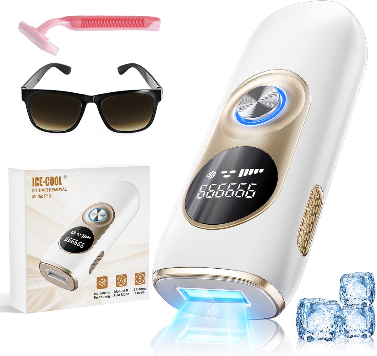 De IBETTERTEC IPL Ontharingsapparaat Professioneel in één oogopslag