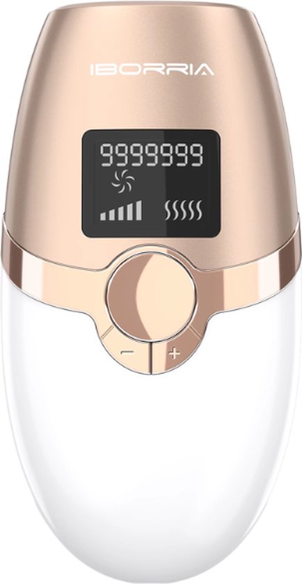 IBORRIA T4 Compact IPL Laser Ontharingsapparaat Champagne Goud