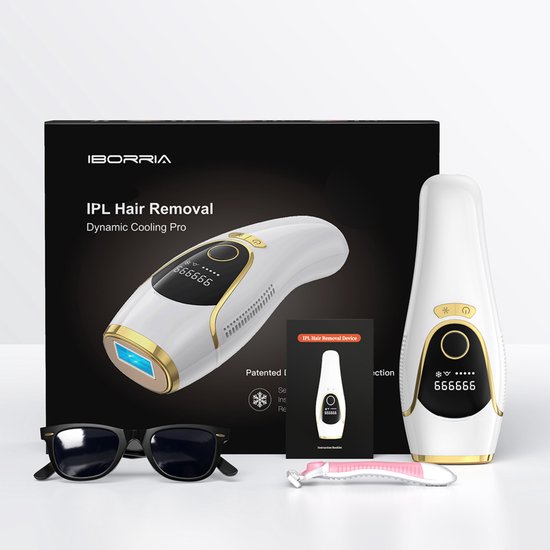 IBORRIA T5 IPL Laser Ontharingsapparaat Wit