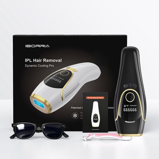 IBORRIA T5 IPL Laser Ontharingsapparaat Zwart