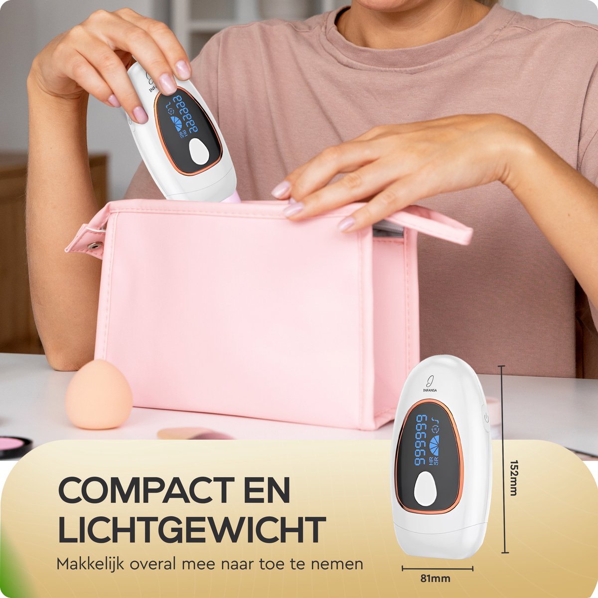 Infansa PureLight IPL Ontharingsapparaat
