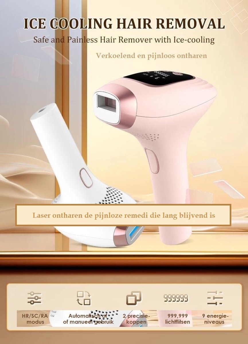 Intimi IPL Slim Laser Ontharingsapparaat voor Mannen en Vrouwen
