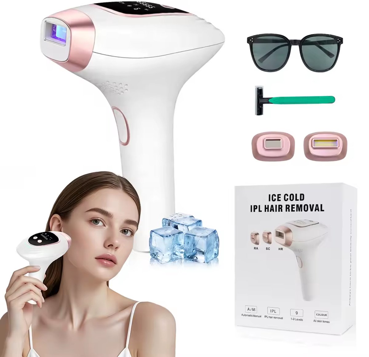 Intimi IPL Slim Laser Ontharingsapparaat voor Mannen en Vrouwen