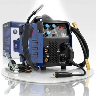 Inverter lasapparaat MIG MAG MMA 180 ampère blauw