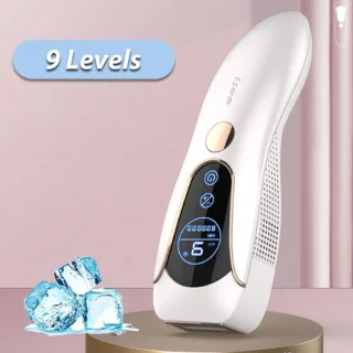 IPL Haarlaser Epilator Set Cooler Bevriezer Gratis Zonnebril Scheermesje
