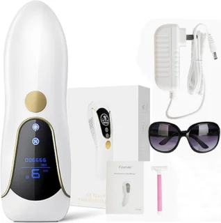 IPL Haarlaser Epilator Set Cooler Bevriezer Gratis Zonnebril Scheermesje