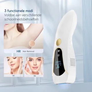 IPL Haarlaser Epilator Set Cooler Bevriezer Gratis Zonnebril Scheermesje