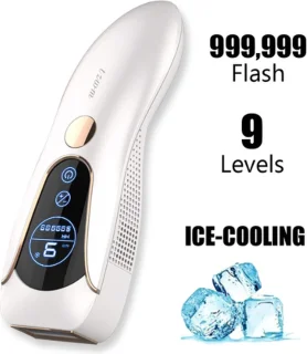 IPL Haarlaser Epilator Set Cooler Bevriezer Gratis Zonnebril Scheermesje