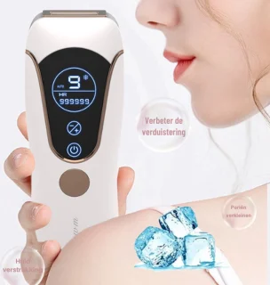 IPL Haarlaser Epilator Set Cooler Bevriezer Gratis Zonnebril Scheermesje