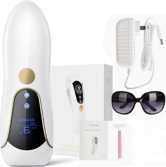 IPL Haarlaser Epilator Set Cooler Bevriezer Gratis Zonnebril Scheermesje review