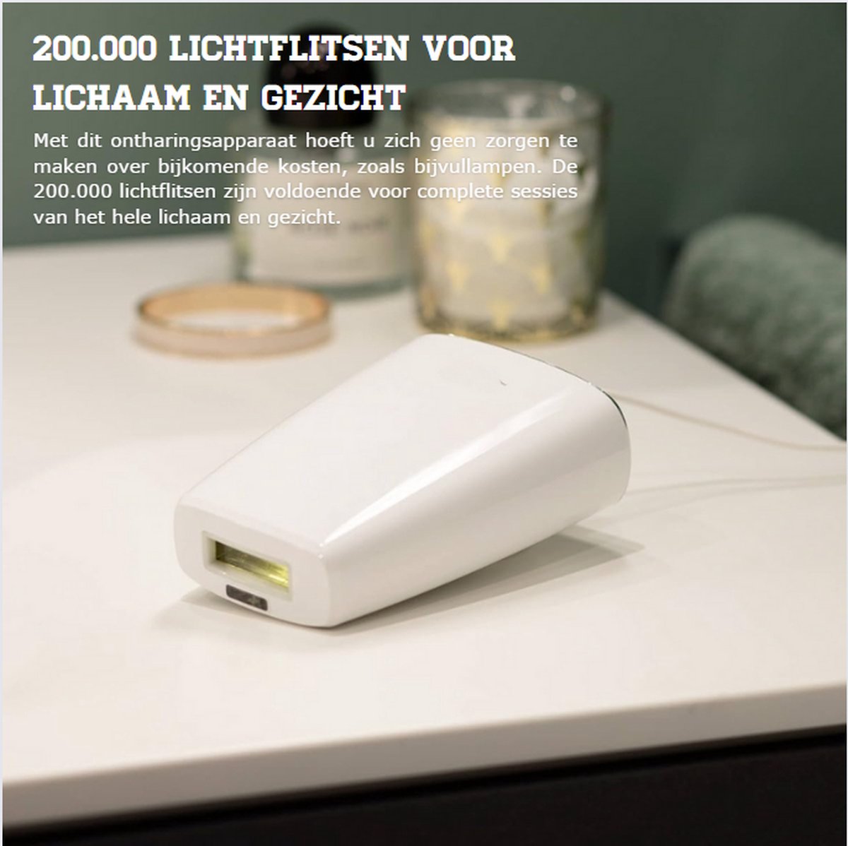 Wat vinden we goed aan de IPL Laser Ontharingsapparaat 200K voor Thuisgebruik