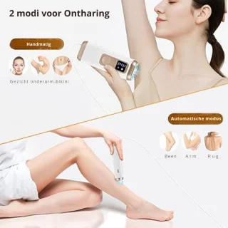 IPL Laser Ontharingsapparaat 3-in-1 voor Gezicht en Lichaam