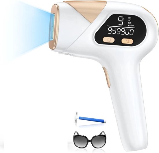 IPL Laser Ontharingsapparaat 999.900 Flitsen 9 Energieniveaus review