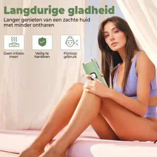IPL Laser Ontharingsapparaat 999.999 Flitsen Inclusief Accessoires