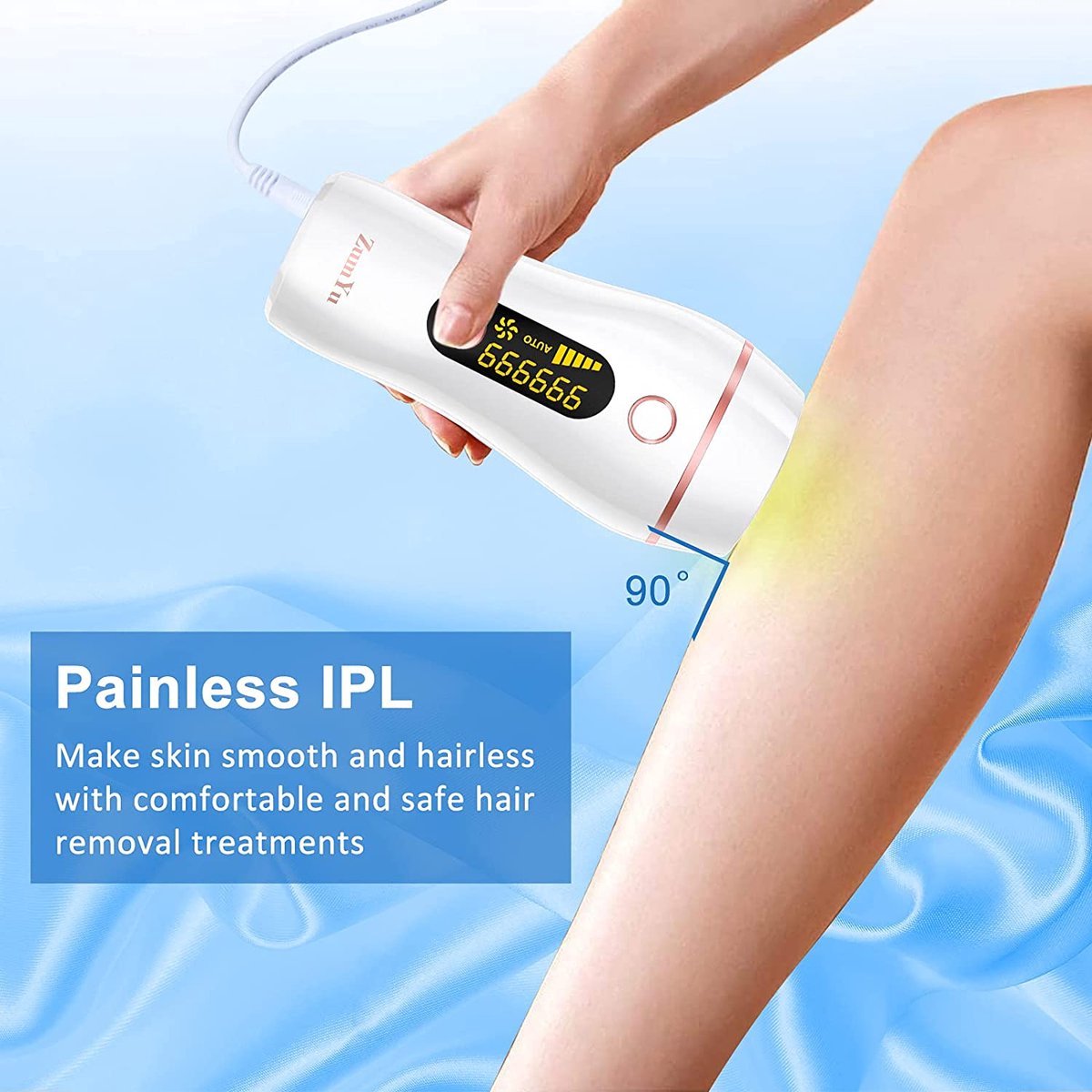 Wat vinden we goed aan de IPL Laser Ontharingsapparaat Epileerapparaat met Beschermbril en Scheermesjes