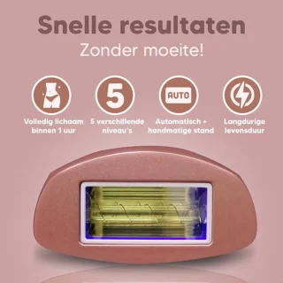 IPL Laser Ontharingsapparaat Ice-Cooling Inclusief Accessoires