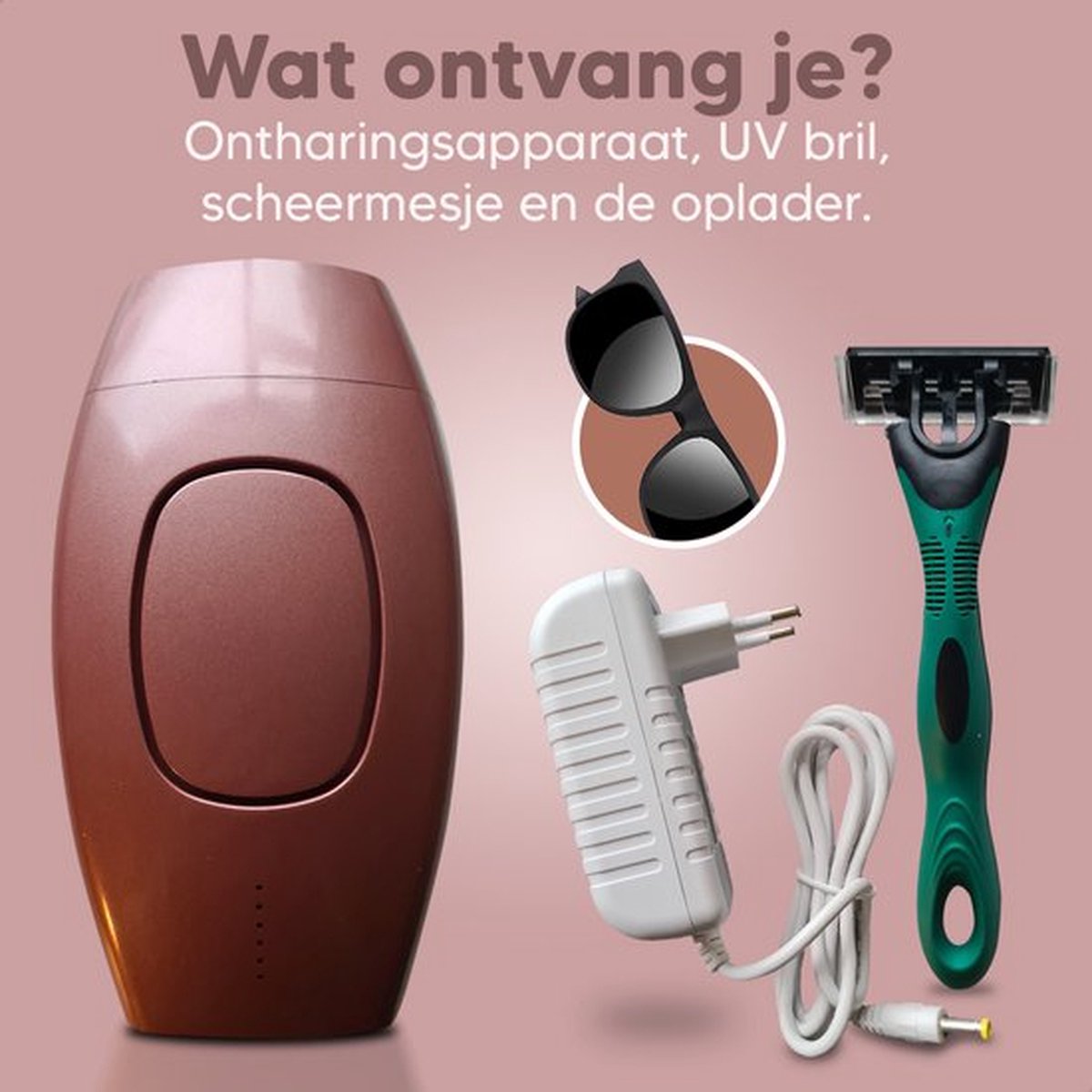 IPL Laser Ontharingsapparaat Ice-Cooling Inclusief Accessoires