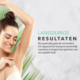 IPL Laser Ontharingsapparaat Wit inclusief beschermingsbril en scheermes