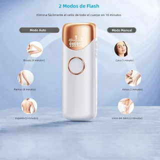 IPL Laser Ontharingsapparaat Wit/Champagne