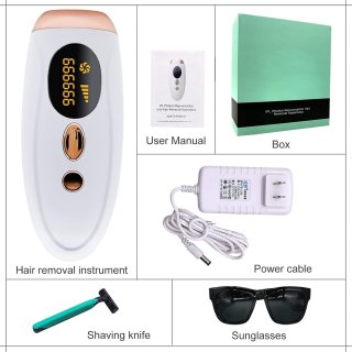 Wat vinden we goed aan de IPL Laser Ontharingsapparaat Wit/Goud