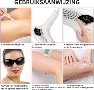 Wat vinden we goed aan de IPL Laserontharingsapparaat