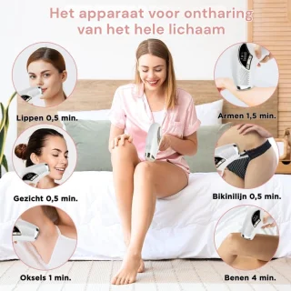 Wat vinden we goed aan de IPL Ontharingsapparaat - Haarverwijderaar