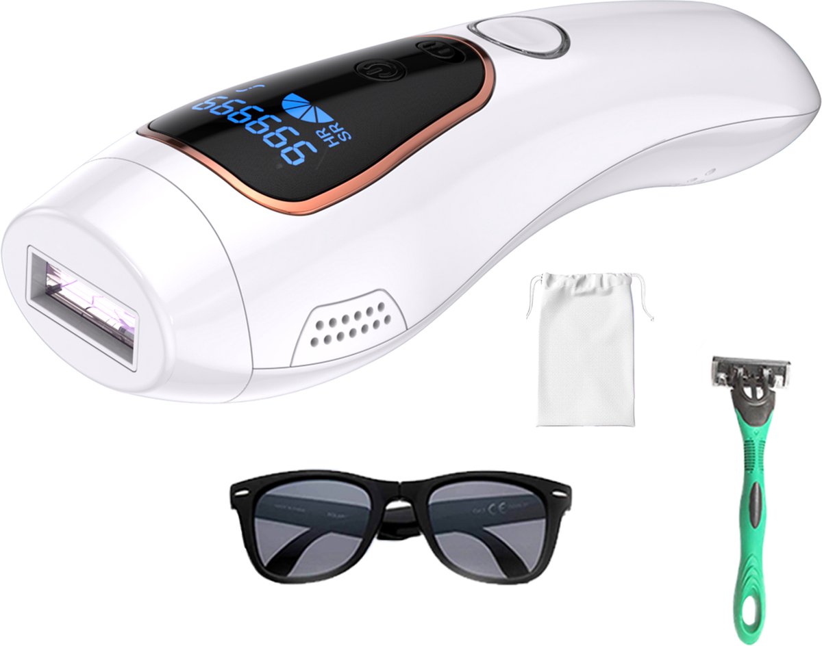 IPL Ontharingsapparaat Laser 999.999 Flitsen 2 Jaar Garantie