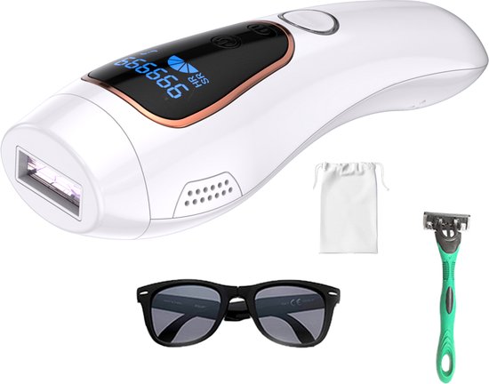 IPL Ontharingsapparaat Laser 999.999 Flitsen 2 Jaar Garantie