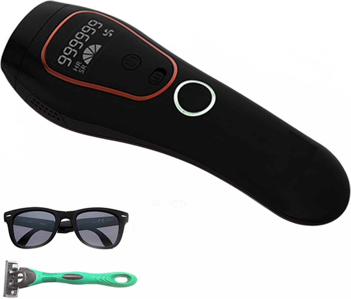 Wat vinden we goed aan de IPL Ontharingsapparaat Laser Zwart - 1 Miljoen Flitsen - Inclusief Beschermbril en Scheermesje