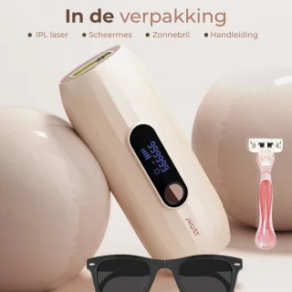 JHust IPL Ontharingsapparaat voor Gezicht & Lichaam