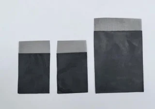 Kathode zink-jodium elektrodeblad, 6.5x8cm, zilverkleurig