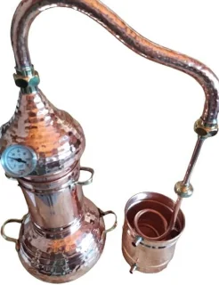 Koperen distilleerapparaat 3 L met kolom