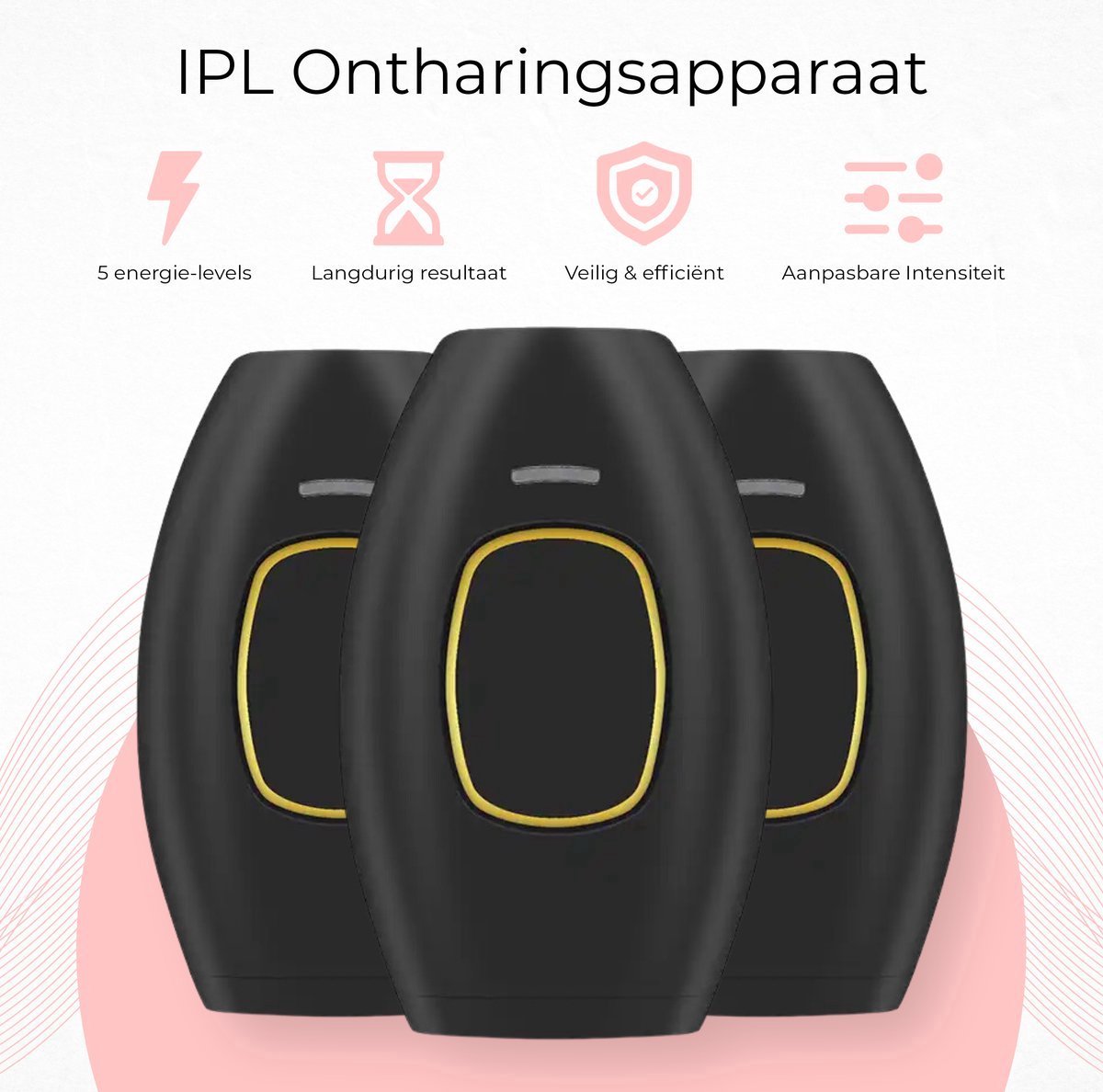 Laser IPL Epileerapparaat Dames Zwart