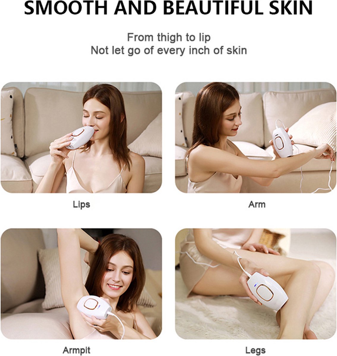 Wat vinden we goed aan de Laser Ontharingsapparaat Epilator Dames Roze
