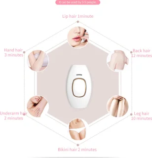 Laser Ontharingsapparaat Epilator Dames Roze